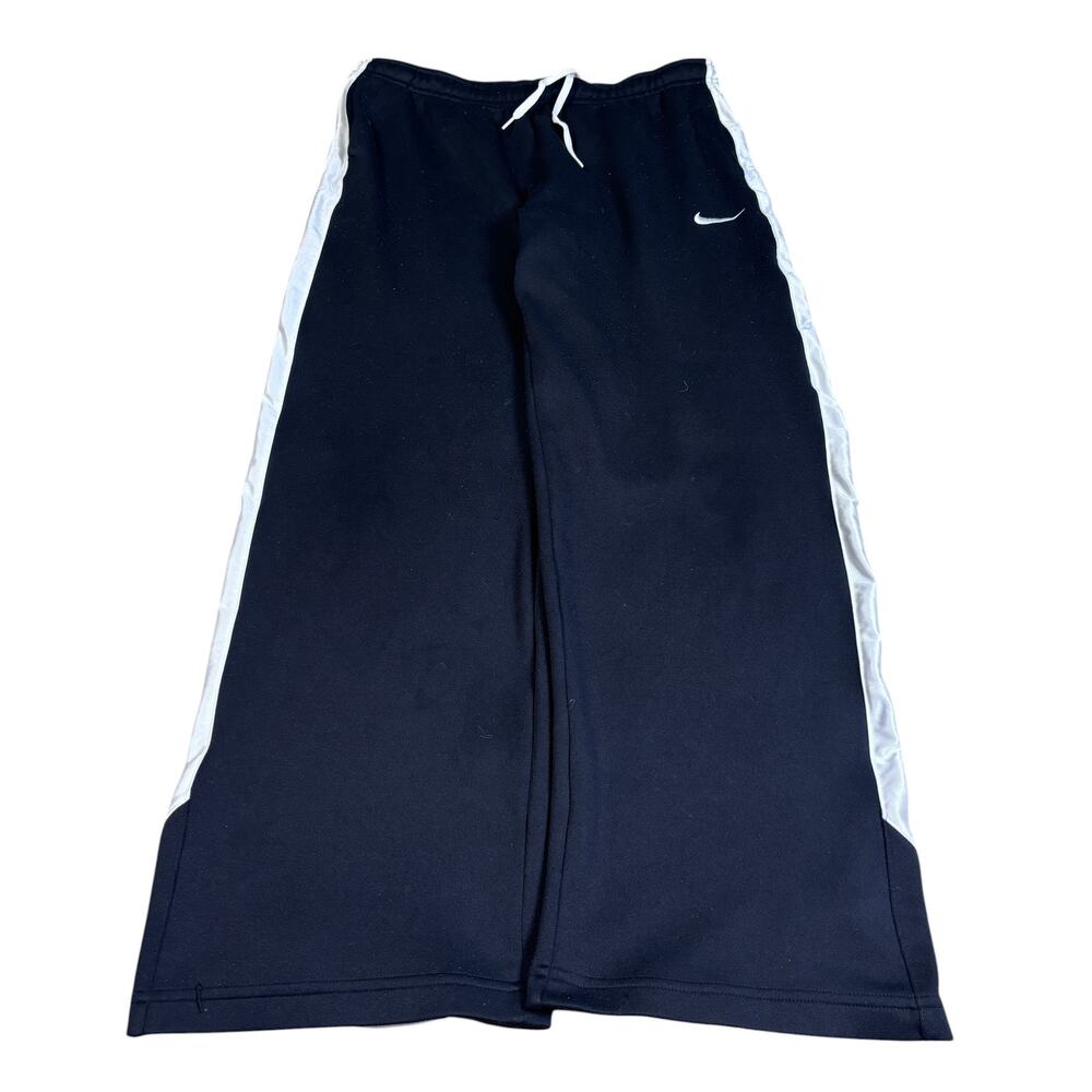 vintage y2k 2000s Nike baggy wide leg striped sweatpants 30x28 Medium sportswear